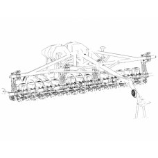 Сеялка пропашная точного высева с системой контроля высева СПМ-16 пневматическая
