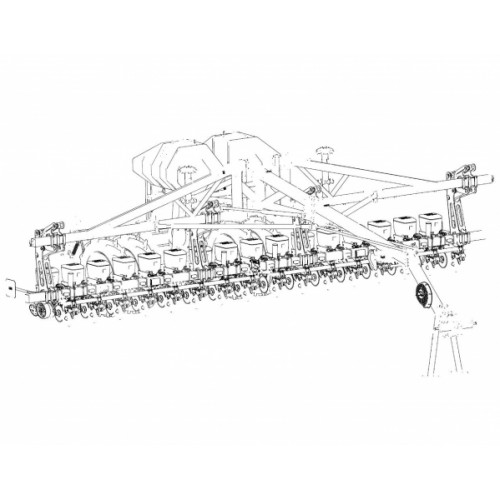 Сеялка пропашная точного высева с системой контроля высева СПМ-16