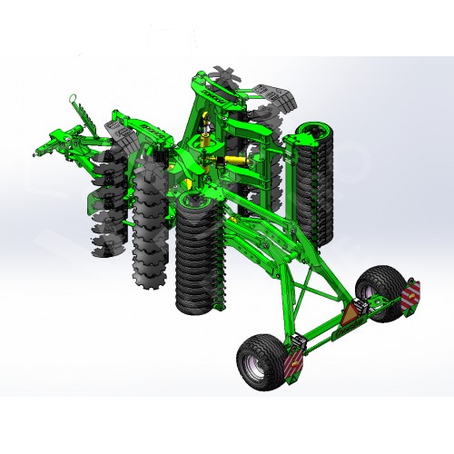 Компактная дисковая борона KRONOS 4 прицепная