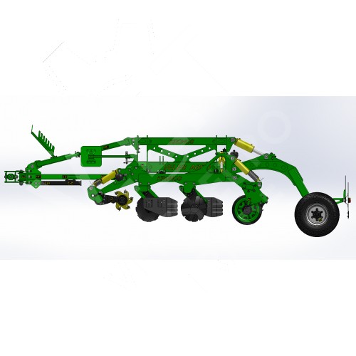 Компактная дисковая борона KRONOS 4 с ножевыми катками прицепная