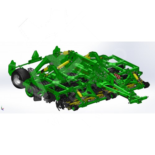 Компактная дисковая борона KRONOS 4 с ножевыми катками прицепная