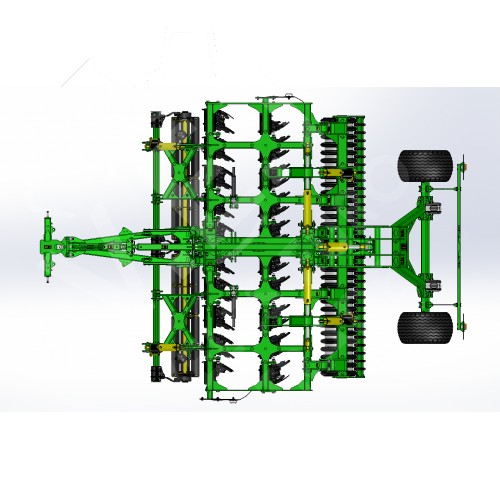 Компактная дисковая борона KRONOS 4 с ножевыми катками прицепная