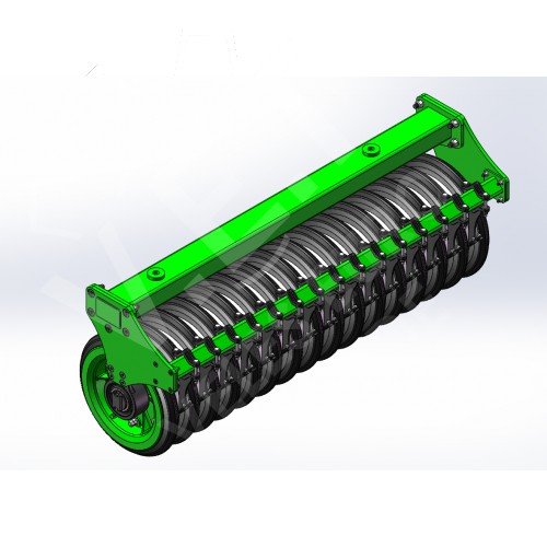 Компактная дисковая борона KRONOS 4 с ножевыми катками прицепная