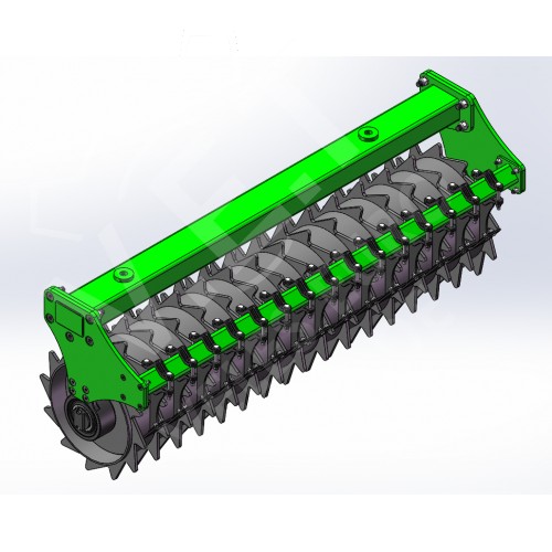 Компактная дисковая борона KRONOS 4 с ножевыми катками прицепная