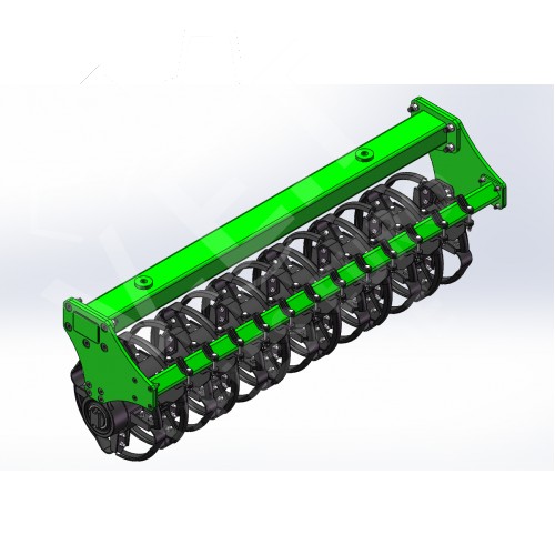 Компактная дисковая борона KRONOS 4 с ножевыми катками прицепная