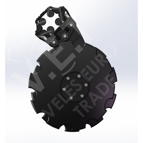 Компактная дисковая борона KRONOS 11 с ножевыми катками прицепная