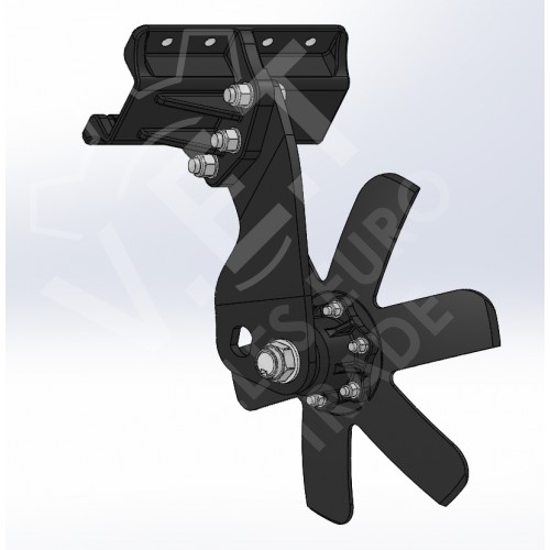 Компактная дисковая борона KRONOS 11 с ножевыми катками прицепная