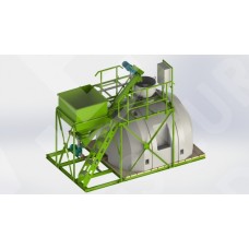 Узел для приготовления жидких концентрированных удобрений