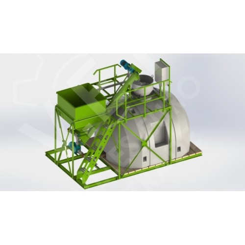 Узел для приготовления жидких концентрированных удобрений