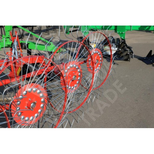 Грабли-ворошилки 4 колеса PZK-4 (Agromech, Польша)