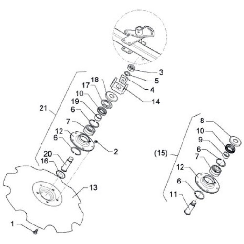 Подшипник двухрядный 540733 CA S207