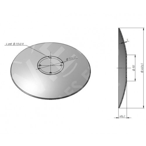 Диск Amazone 460 мм