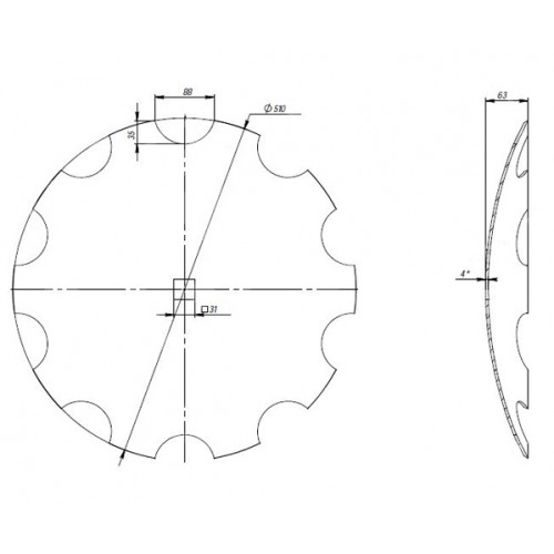 Диск Bomet Ромашка