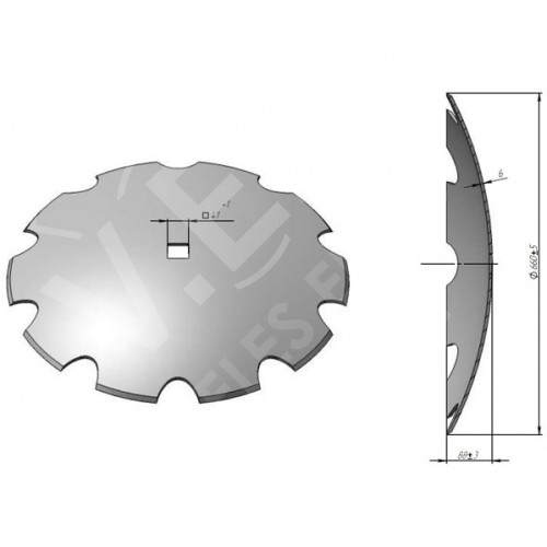 Диск Gregoire Besson Ромашка 660 мм