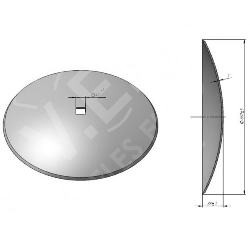 Диск Gregoire Besson Гладкий 660 мм