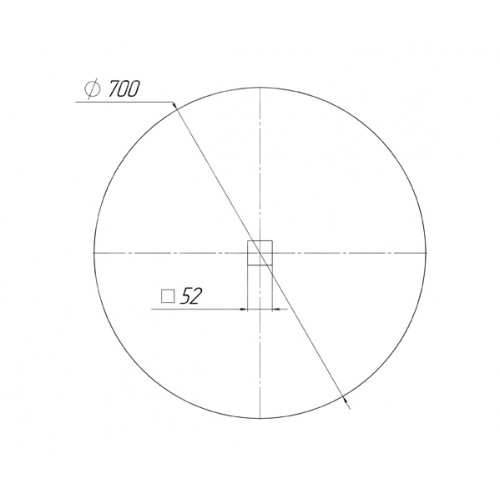 Диск Gregoire Besson Гладкий 700 мм