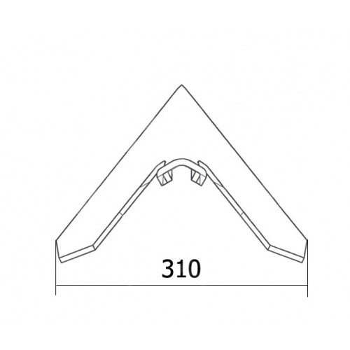 Лапа Bourgault 310 мм