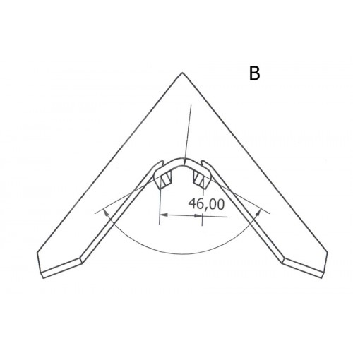 Лапа Bourgault 310 мм
