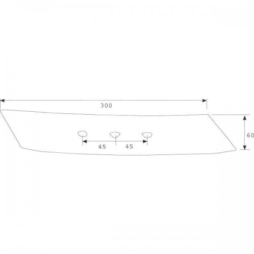 Долото правое MP293R (27011201)