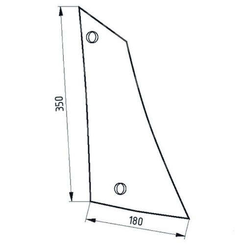 Грудь отвала левая (96087)
