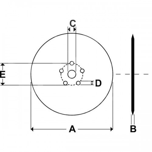 Диск сошника 400x4 мм (961301)