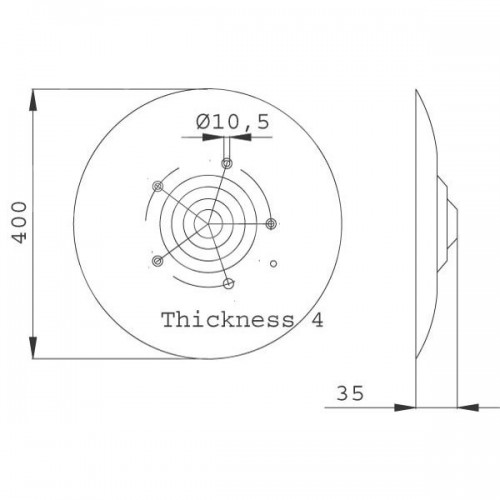 Диск сошника 400x4 мм (961301)